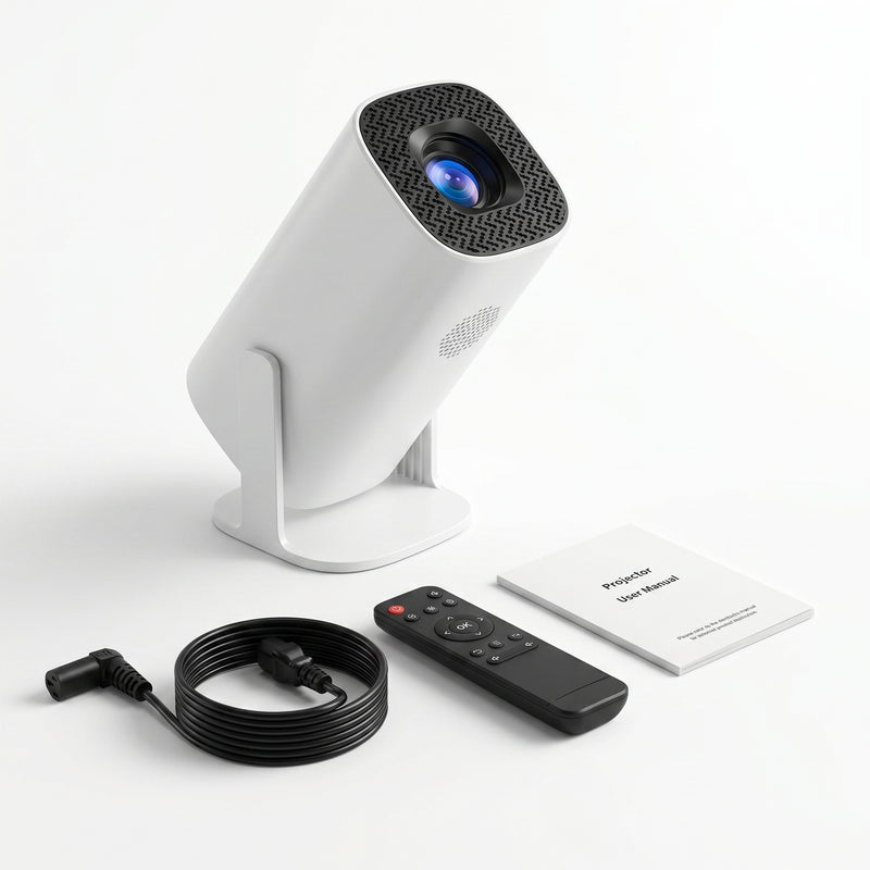 Portable 1080P Mini Projector – HD Home Theater for Indoor & Outdoor Movies with Remote