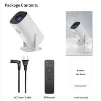Portable 1080P Mini Projector – HD Home Theater for Indoor & Outdoor Movies with Remote