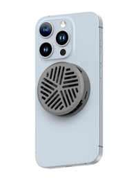 Ultra-Thin Magnetic Phone Cooler – Portable Cooling Fan for iPhone, iPad & Android Devices | Grey